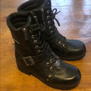 Harley-Davidson Motorcycle Boots. Size 8